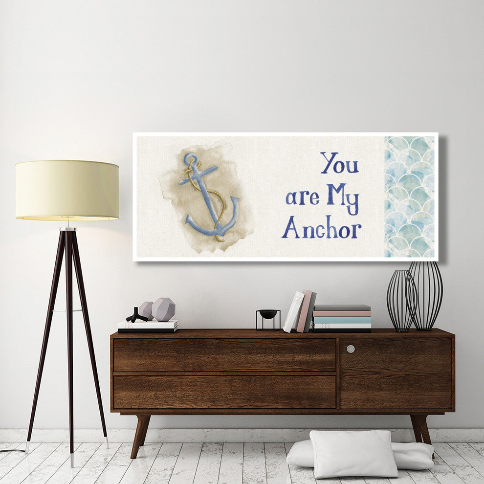 "New Horizons VII Words" Digital Paper Print by Elyse DeNeige, 77"x32"