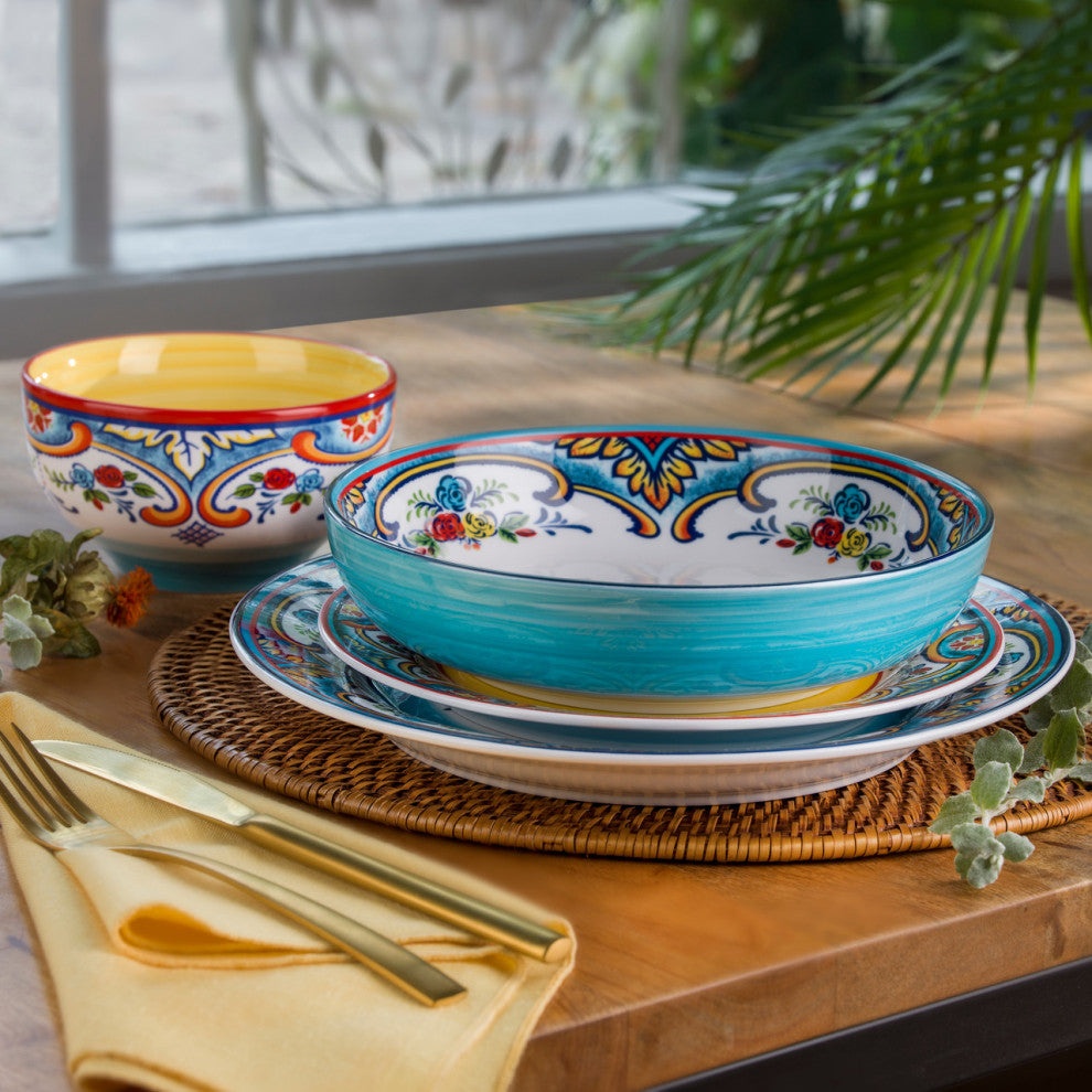 Zanzibar 20 Piece Stoneware Dinnerware Set