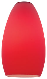 Inari Silk Champagne Pendant Glass Shade, Red