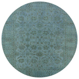 Ahgly Company Indoor Round Mid-Century Modern Area Rugs, 5' Round