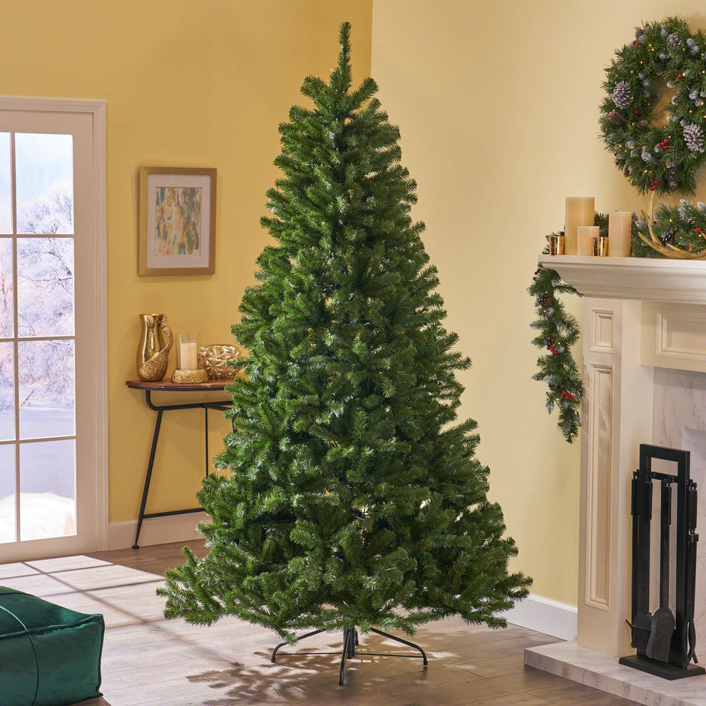 7.5' Noble Fir Artificial Christmas Tree, Unlit