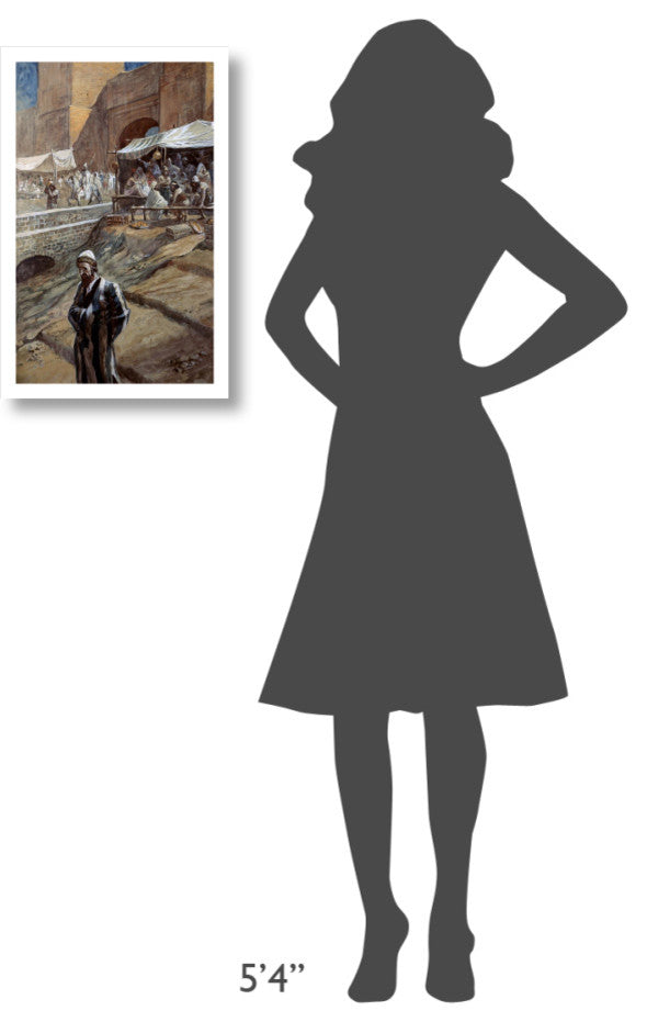 "Hatred of The Just" Digital Paper Print by James Tissot, 15"x24"