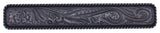 Large Engraved Flower Pull, Oil Rubbed Bronze