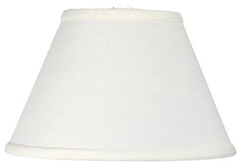 Empire Style 12" Washer Lampshade Replacement, White