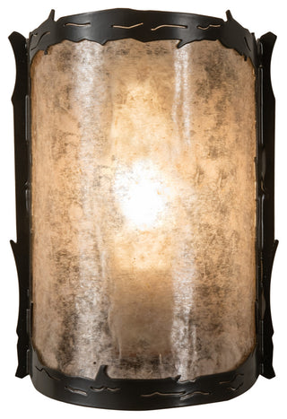 6 Wide Leaf's Edge Wall Sconce