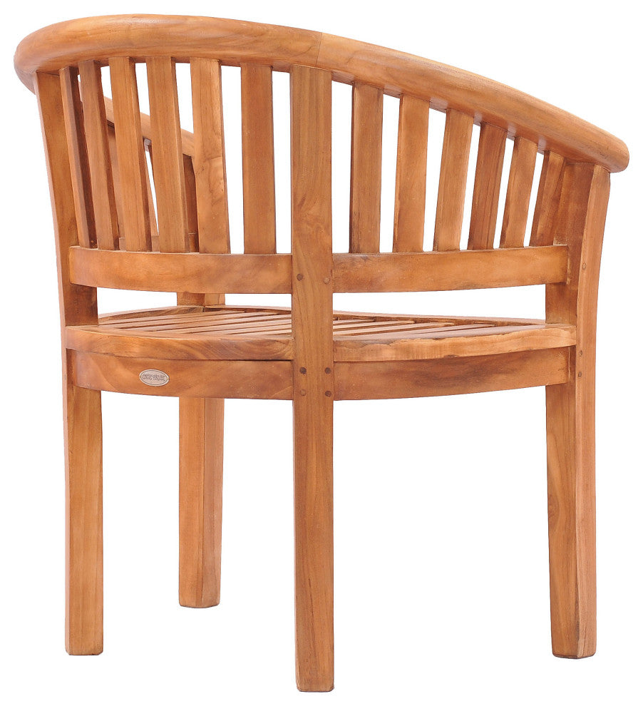 Teak Wood Peanut Indoor/Outdoor Chair made from Solid A-Grade Teak Wood