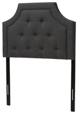 Mars Modern Dark Gray Fabric Twin Size Headboard