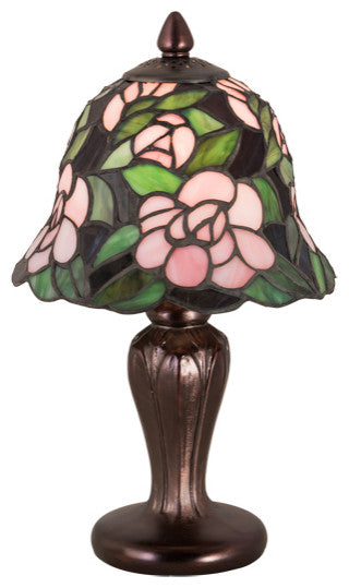 Meyda lighting 70250 13"H Begonia Mini Lamp