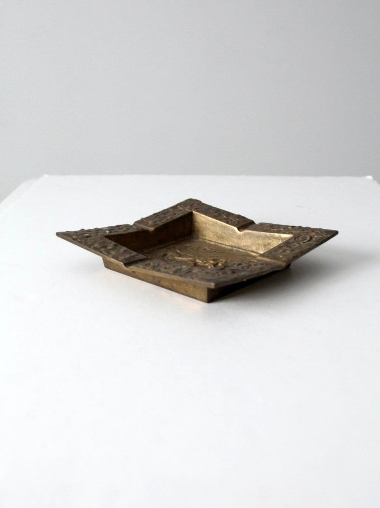 Consigned, Vintage Brass Ashtray