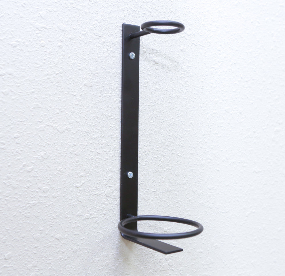 W Series Perch  1-Bottle Vertical Metal Wine Rack, Matte Black, 750ml Bottle