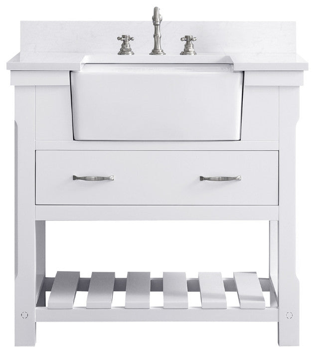 Wesley 36" Bathroom Vanity, White