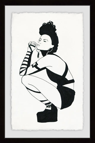 "Punk Style" Framed Painting Print, 24"x36"