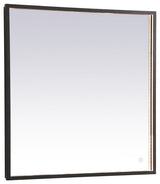 Modern Black Led Mirror
