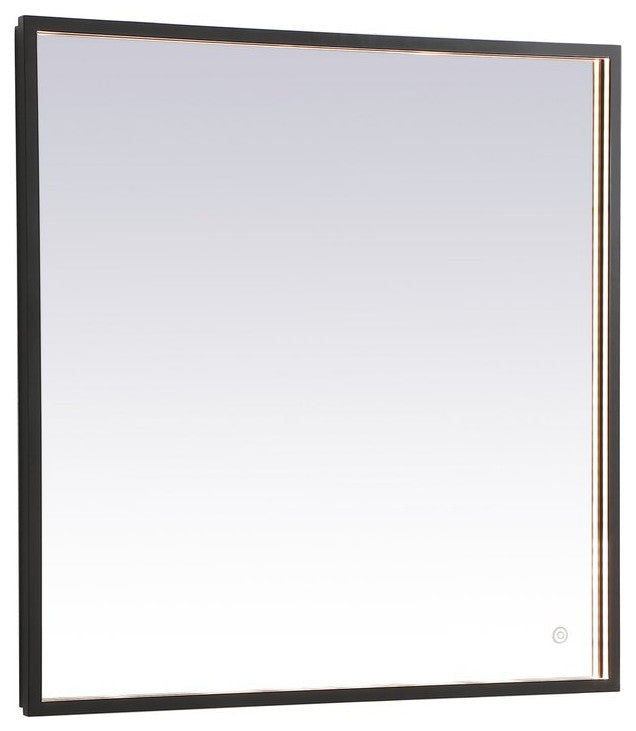 Modern Black Led Mirror