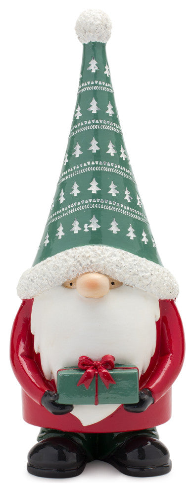 Holiday Gnome Figurine, 2-Piece Set