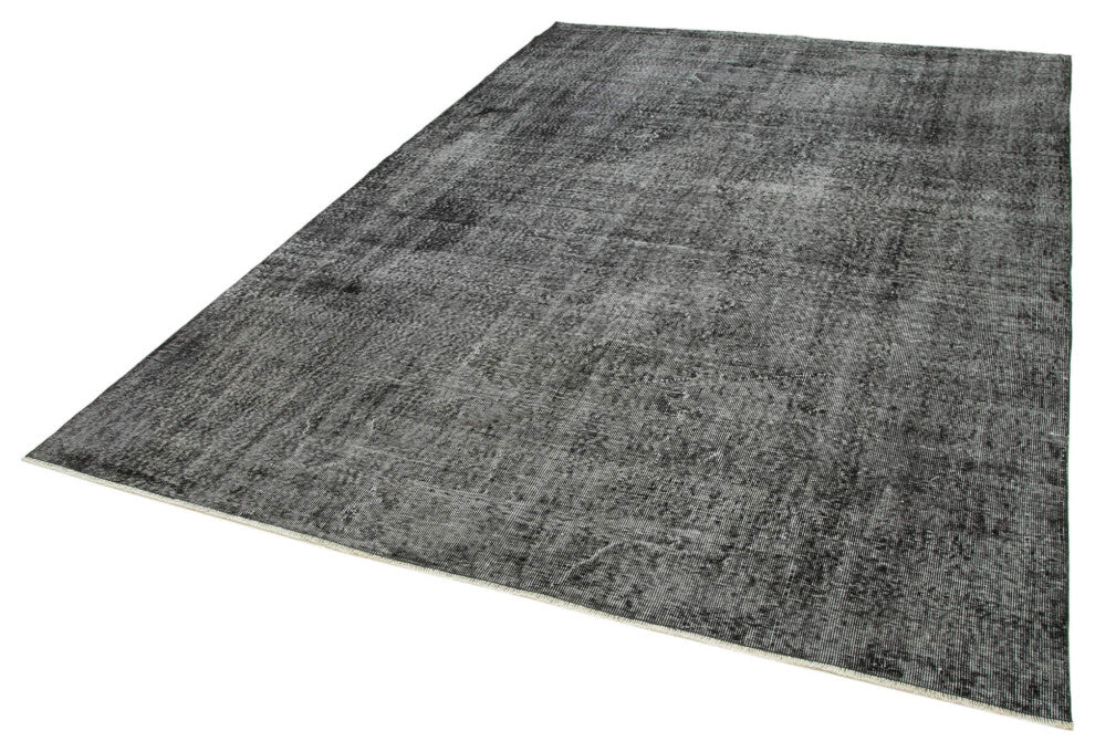Rug N Carpet - Handmade Oriental 6' 9" x 9' 10" Decorative Overdyed Area Rug