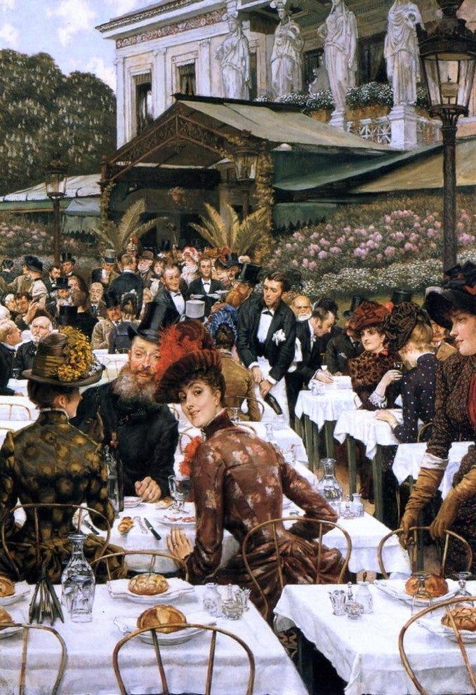 James Tissot The Artist's Ladies, 18"x27" Wall Decal
