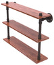 Pipeline 22" Ironwood Triple Shelf, Oil Rubbed Bronze