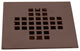 Square Shower Drain Cover, Satin Nickel, Oil Rubbed Bronze