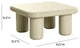 Memphis Coffee Table, Cream