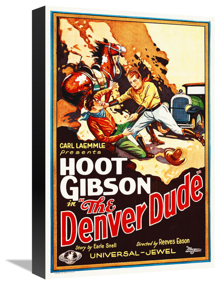 "The Denver Dude" Stretched Canvas Giclee by Hollywood Photo Archive, 12x18"