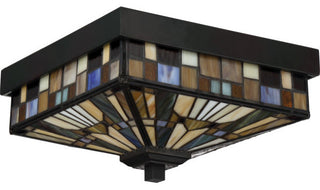 Inglenook 2-Light Flush Mount, Valiant Bronze