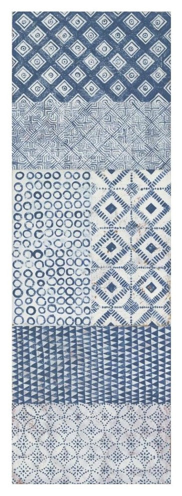 "Maki Tile Panel II" Digital Paper Print by Kathrine Lovell, 20"x56"
