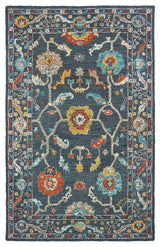 Oriental Weavers Sphinx Zahra 75501 Rug, Blue/Gold, 5'0"x8'0"