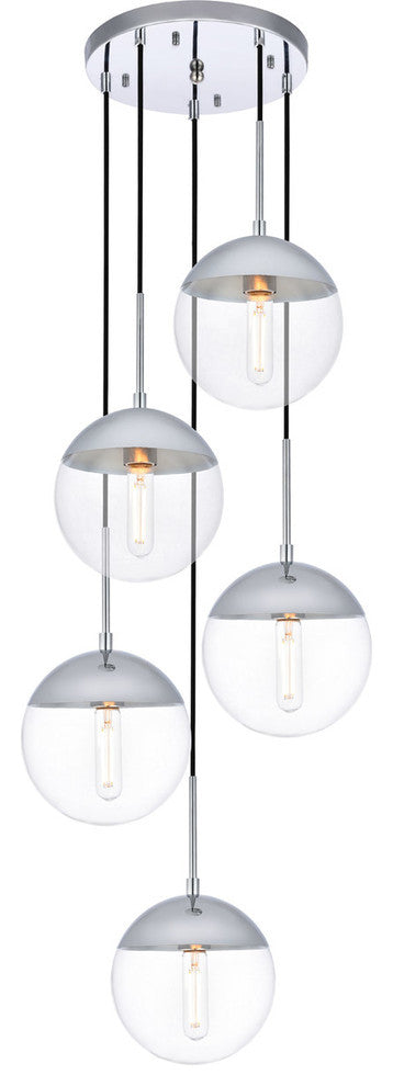 Living District Ld6077C Maxime 5-Light Pendant