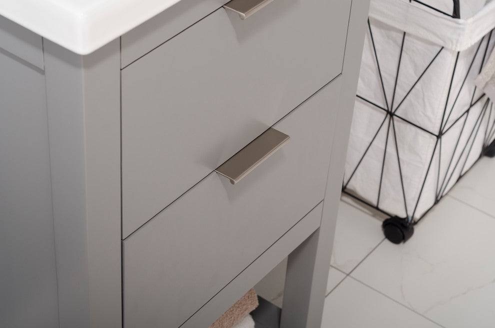 Klein 20" Single Sink Vanity, Gray
