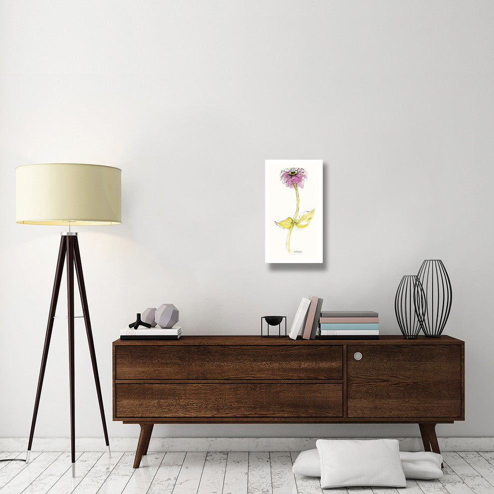 "Zinnia I" Digital Paper Print by Shirley Novak, 14"x26"