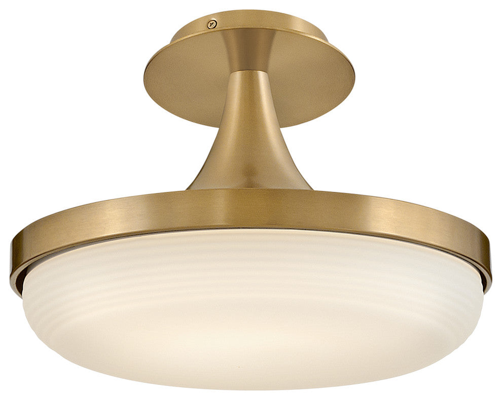 Fredrick Ramond Elsa Medium Led Convertible Pendant, Lacquered Brass