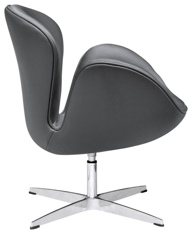 Modern Classics Swan Chair Leather, Black