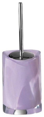 Round Toilet Brush Holder, Lilac