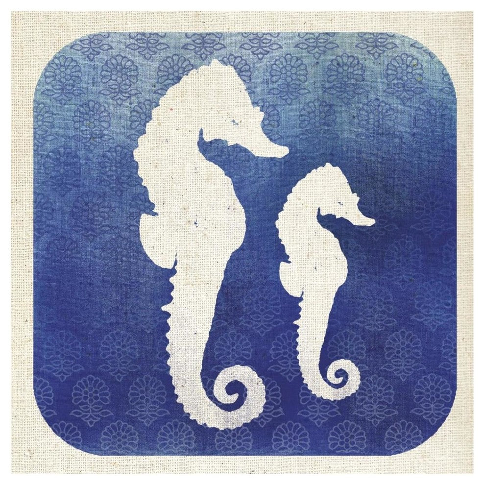 "Watermark Seahorse" Digital Paper Print by Studio Mousseau, 42"x42"