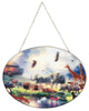 Oval Suncatcher, Noahs Ark MultiColor, 9"