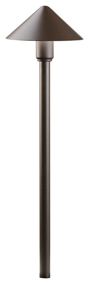 Kichler Landscape 12V LED Path-Spread Light in Textured Architectural Bronze