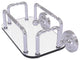 Prestige Wall Mounted Guest Towel Holder, Satin Chrome