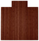Dierdre Bamboo Roll-Up Chair Mat, 44"x52"