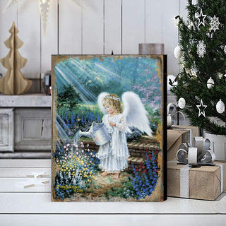 An Angels Gift Wooden Block, 18 X 12