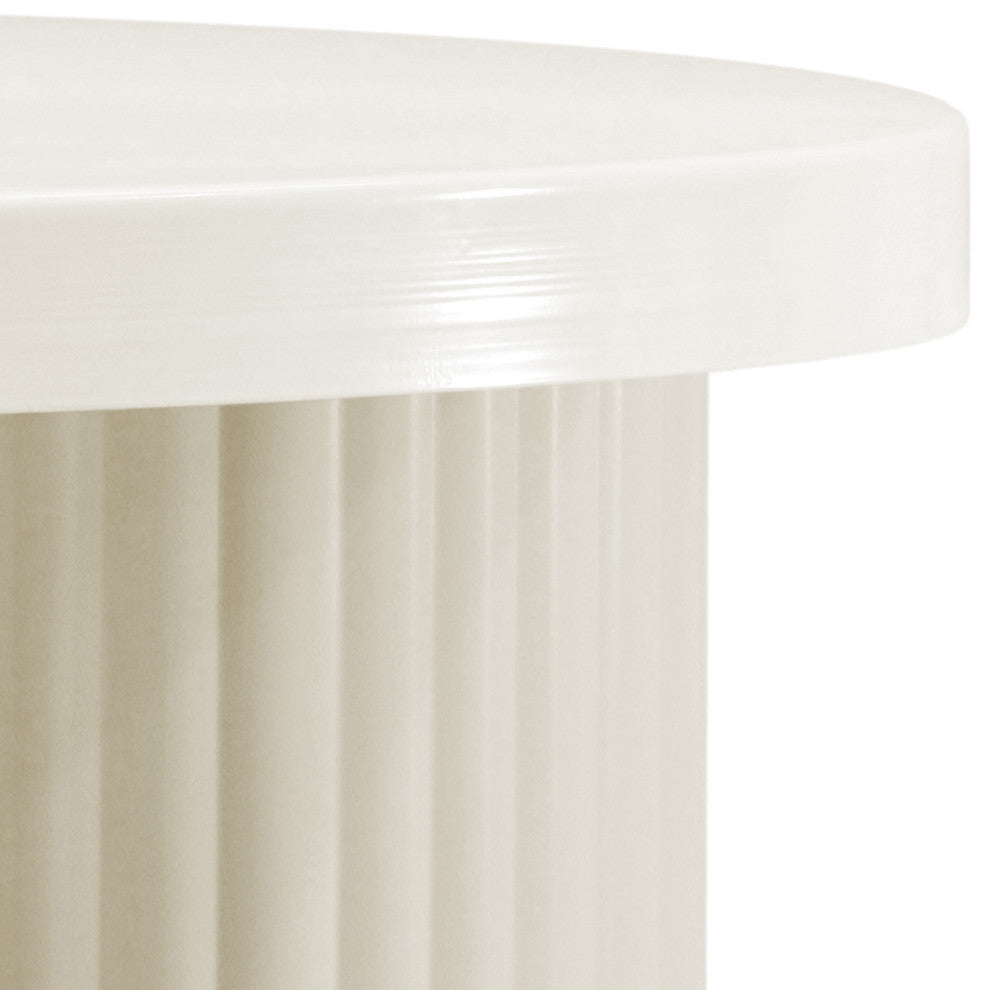 Rhodes Coffee Table / End Table, Cream, Coffee Table