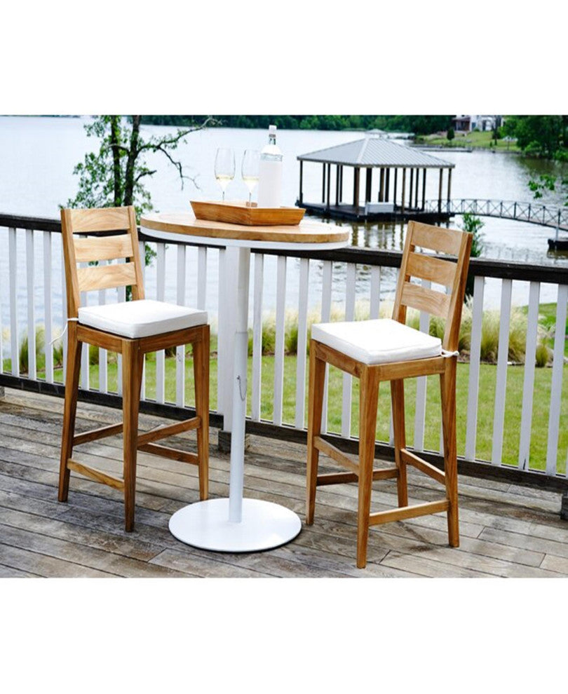 Catalina Teak Outdoor Bar Chair
