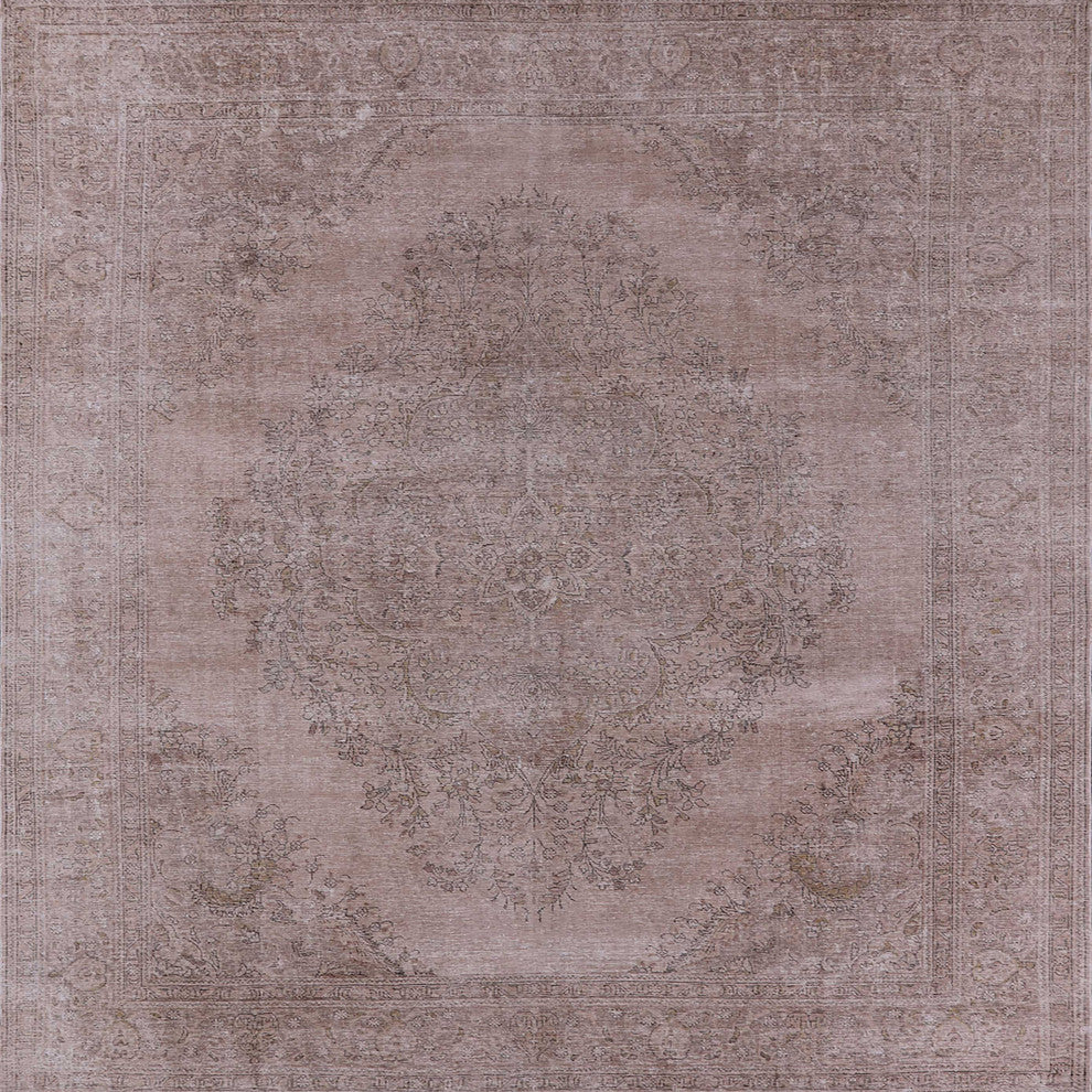 Ahgly Company Indoor Square Mid-Century Modern Area Rugs, 7' Square