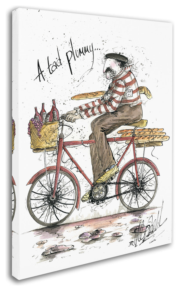 Michelle Campbell 'Monsieur Merlot' Canvas Art, 35" x 47"