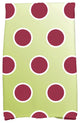 Holiday Bubbly Holiday Geometric Print Kitchen Towel, Light Green