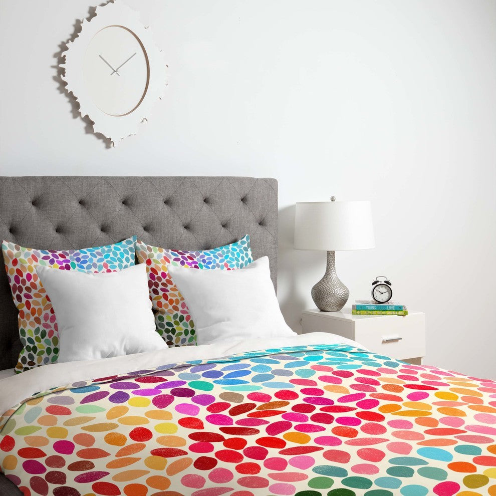 Deny Designs Garima Dhawan Rain 6 Duvet Cover - Lightweight