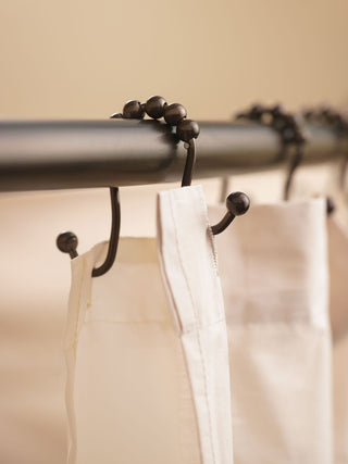 Moen Shower Curtain Rings, 12-Pack, Old World Bronze