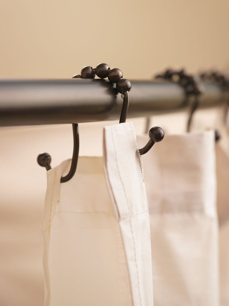 Moen Shower Curtain Rings, 12-Pack, Old World Bronze