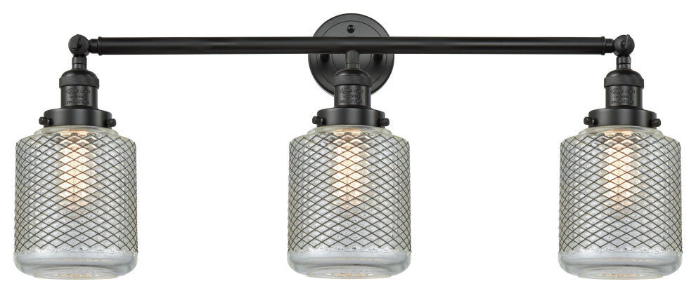 Innovations Lighting 205-Bk-S-G262-Led 3 Light Dimmable Led 32" Vanity Light