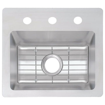 Elkay 15" Bowl Drop In/Undermount Bar/Prep Kitchen Sink, ECTSR15159BG2